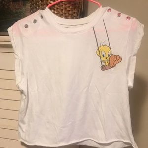 Looney toons crop top